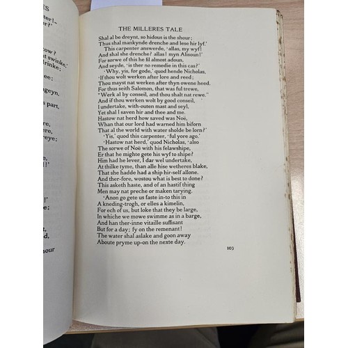 248 - The Canterbury Tales of Geoffrey Chaucer. 1928. Illustrated in colour by W. Russell Flint. Original ... 