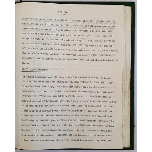 58 - The MP's for the Queen's and King's Counties and the Archbishops of Armagh by Patrick F Meehan; Half... 