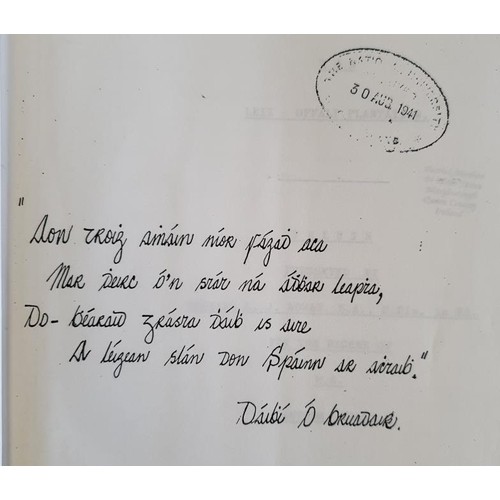 64 - The Leix-Offaly Plantation; Thesis presented by Bernard L J Rowan for his M A,1940. 561pp with 6 map... 