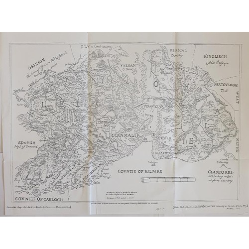 64 - The Leix-Offaly Plantation; Thesis presented by Bernard L J Rowan for his M A,1940. 561pp with 6 map... 