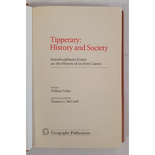 87 - Tipperary History and Society. History of a County edited by William Nolan. Geography Publications. ... 