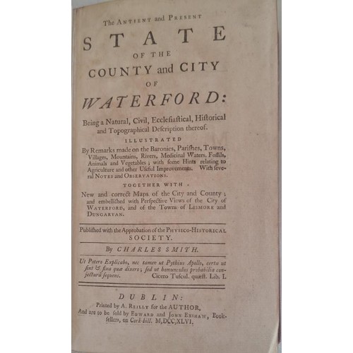 97 - Charles Smith’s Ancient and Present State of the County and City of Waterford (Dublin, 1746). ... 