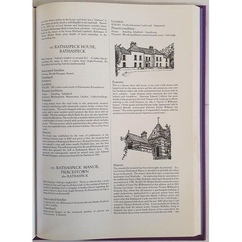 103 - Rowe and Scallan, Houses of Wexford, Ballinakella Press, 2004, large folio, dj, 1037 houses describe... 