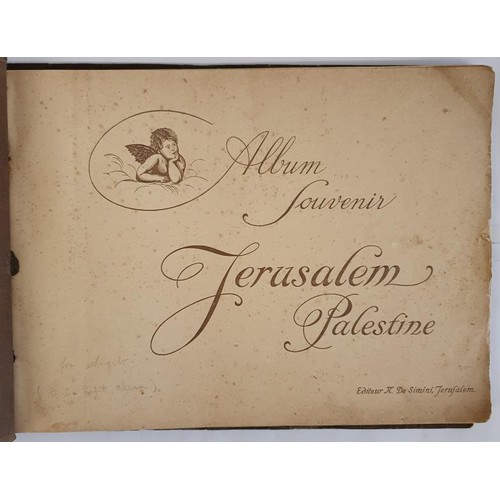 165 - Album Souvenir Jerusalem Palestine. Circa 1910. Published: in Jerusalem N. De Simini. 10