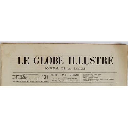 170 - Le Globe Illustre. 23rd April 1893. Cover illustration of 