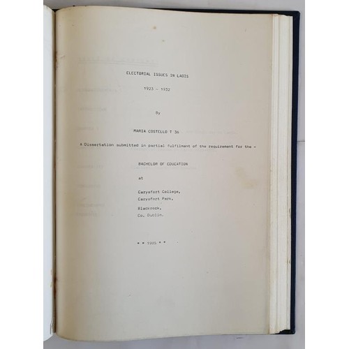 184 - Historical Memoir of The O'Dunnes by Rev Patrick Francis Quigley, 1893; An Assessment of the Role of... 