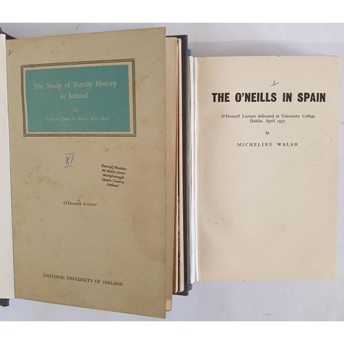 190 - The O' Donnell Lectures. Two Volumes of numerous lectures , earliest 1957. The O’Donnell Lectu... 