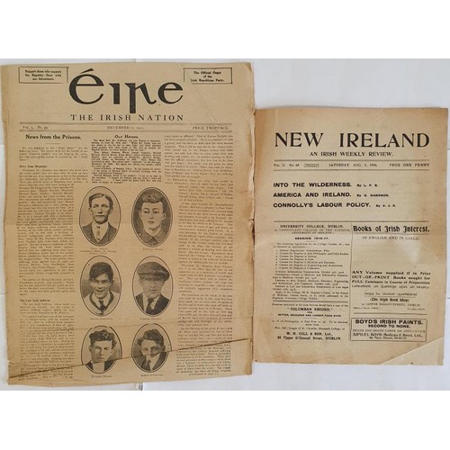 EIRE - The Irish Nation. Tabloid newspaper dated 22nd December 1923 ...