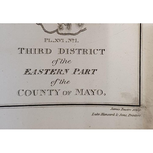 617 - [Large format historic Bog Map] No. 1. Third District of the Eastern Part of the County of Mayo. 181... 