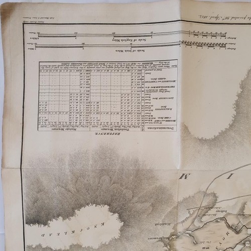 620 - [Large format historic Bog Map] Map No. 2 of the Lough Neagh District, by Thomas Townshend. 1813. La... 