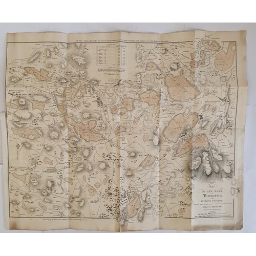 627 - [Large format historic Bog Map] A Map of the Bogs of District No. 12 in the Queen’s County by ... 