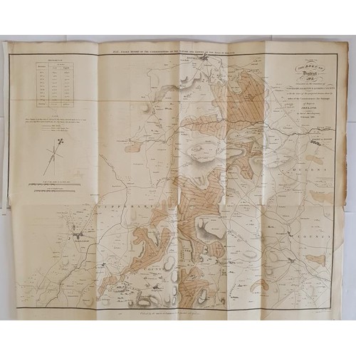 628 - [Large format historic Bog Map] A Map of the Bogs of District No. 8 Counties Tipperary, Kilkenny and... 