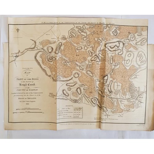 634 - [Large format historic Bog Map] No. 4. Map of the Bogs in the District of Lough Corrib in the Counti... 