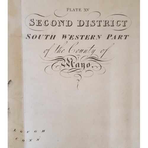 636 - (Large format historic Bog Map] Second District. South Western Part of the County of Mayo. 1812. Lar... 