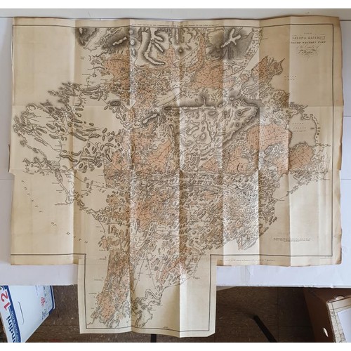 636 - (Large format historic Bog Map] Second District. South Western Part of the County of Mayo. 1812. Lar... 