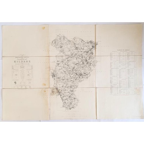 638 - Index Map for the Townland Survey of the County of Kildare. Manuscript date 21 Nov 1839 and initiall... 