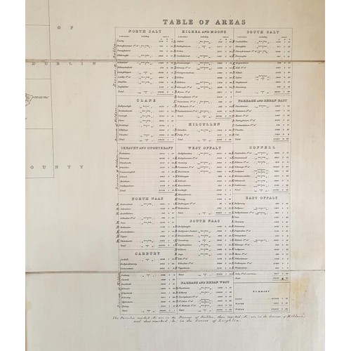 638 - Index Map for the Townland Survey of the County of Kildare. Manuscript date 21 Nov 1839 and initiall... 