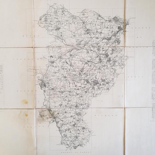 638 - Index Map for the Townland Survey of the County of Kildare. Manuscript date 21 Nov 1839 and initiall... 