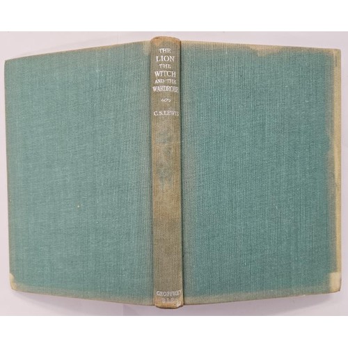 194 - C. S. Lewis, The Lion, the Witch and the Wardrobe. Stated First Edition, First Printing; near fine c... 