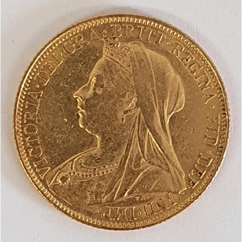 6 - Queen Victoria 1898 Gold Sovereign