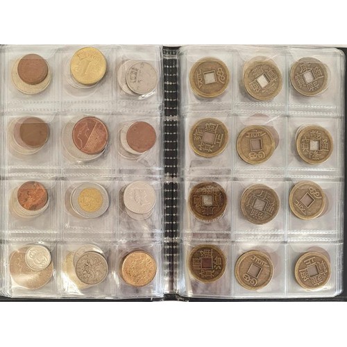 9 - World Coins Contained in 5 World Coin Stock Books c.600+