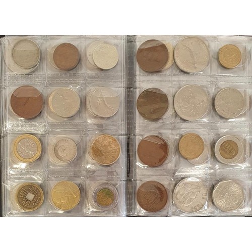 10 - World Coins Contained in 5 World Coin Stock Books c.600+