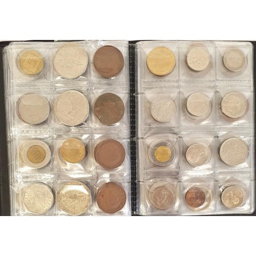 10 - World Coins Contained in 5 World Coin Stock Books c.600+