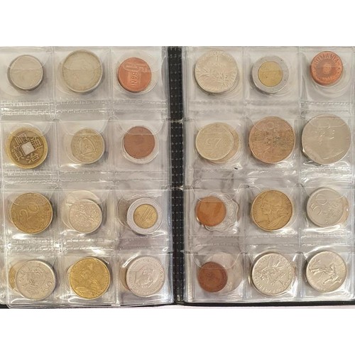 10 - World Coins Contained in 5 World Coin Stock Books c.600+