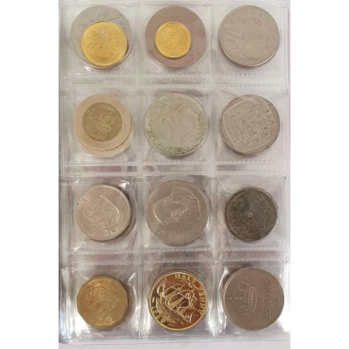 11 - World Coins Contained in 5 World Coin Stock Books c.500+