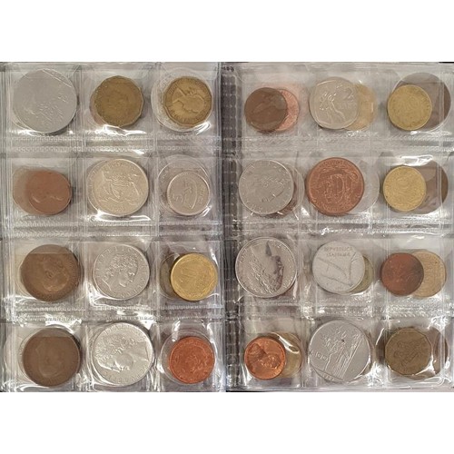 11 - World Coins Contained in 5 World Coin Stock Books c.500+