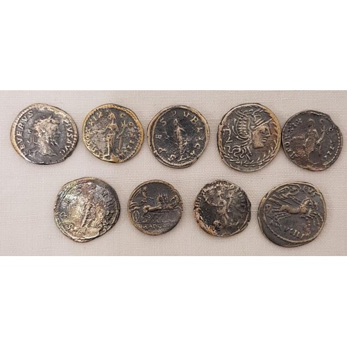 21 - Nine Reproduction Roman Coins