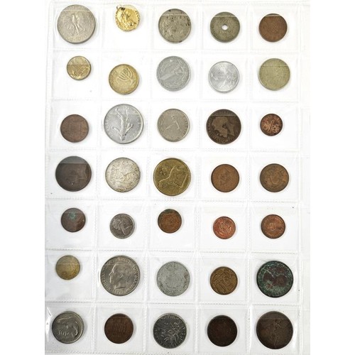 29 - 10 Sheets of Irish and World Coins, c300