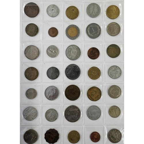 29 - 10 Sheets of Irish and World Coins, c300