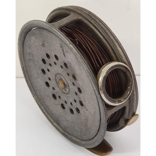 75 - Hardy Perfect 37/8in Trout Fly Reel with agate line guide