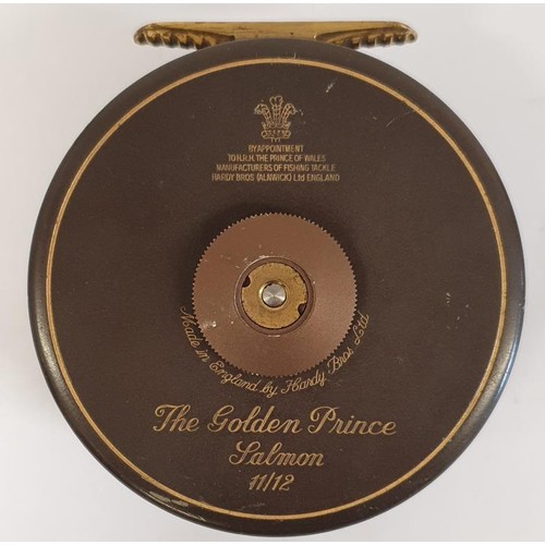 109 - Hardy The Golden Prince Salmon Fly Reel 11/12 w.t.