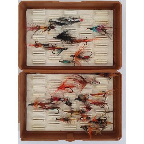 120 - Selection of Salmon Flies - boxed