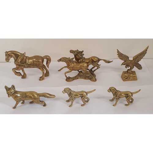 359 - Collection of Solid Brass Ornaments (6)