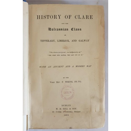 10 - History of Clare and the Dalcassian Clans of Tipperary, Limerick and Galway, with an Ancient and Mod... 