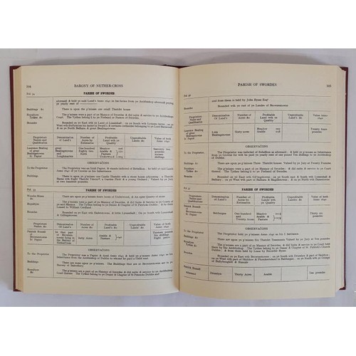 16 - Dublin: The Civil Survey A D 1654-1655 Vol VII County Of Dublin by Robert C Simington, 1945