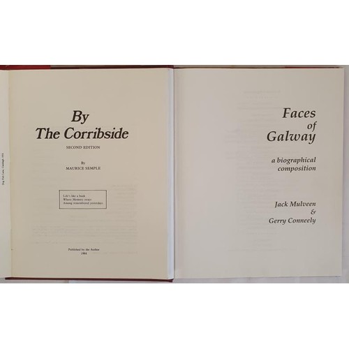 30 - Maurice Semple. By The Corrib Side. 1984. Semple's finest work with numerous folding plates (one col... 