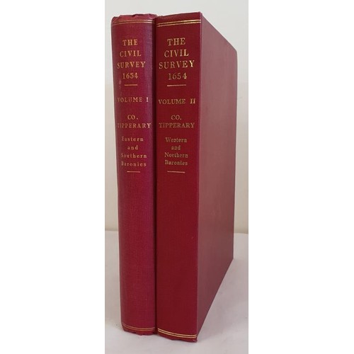 46 - Tipperary: The Civil Survey 1654 Vol 1-2. Vol 1 Eastern and Southern Baronies. Vol 2 Western and Nor... 