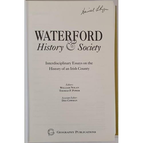 47 - Waterford: History and Society - Interdisciplinary Essays on the History of an Irish County by Nolan... 