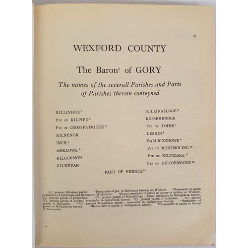 49 - The Civil Survey A.D. 1654–56 vol. IX, County of Wexford. Ex libris