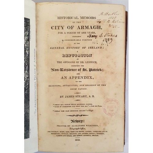 58 - Historical Memoirs of the City of Armagh for a Period of 1373 Years Comprising a Considerable Portio... 