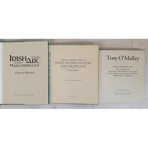 72 - Tony O'Malley ,1996,Scolar Press, Butler Gallery HB/DJ; Irish Watercolours and Drawings,Patricia But... 