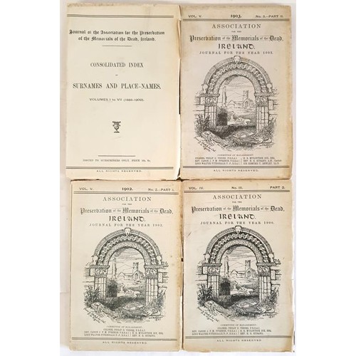 84 - Association for the Preservation of the Memorials of the Dead Journals. 1900, 1901, 1903, All illust... 