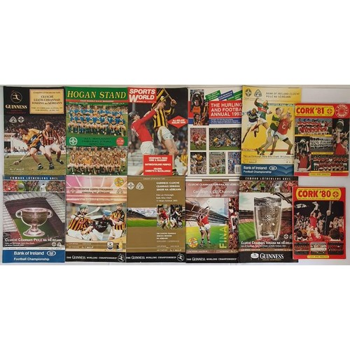 104 - G. A. A. - A Collection of Hurling (2003, 04, 05) and Football (2003, 06) Final Programmes, Hurling ... 