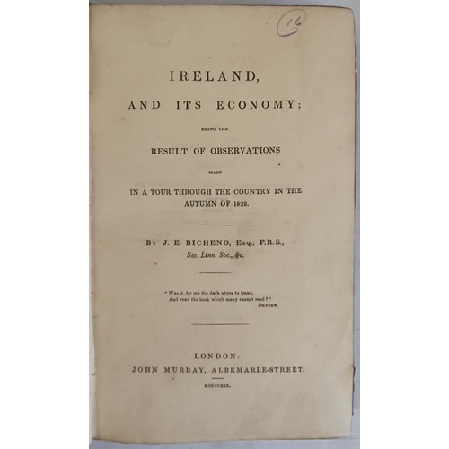 124 - Ireland, and it’s Economy, being the Result of Observations Made in a Tour Through the Country... 