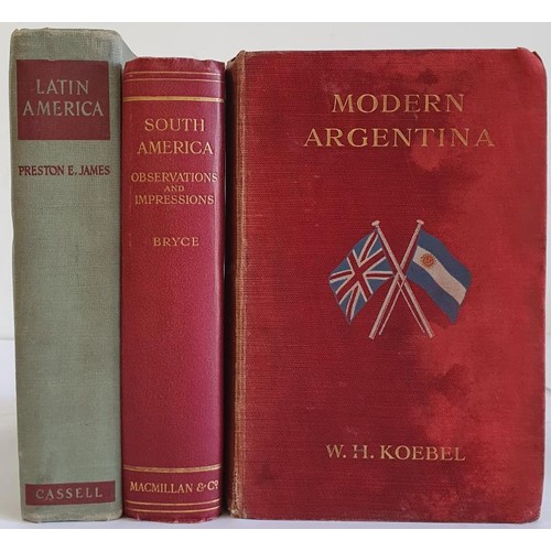 128 - South America Observations and Impressions, James Bryce, 1912. Macmillan, hardback in very good cond... 