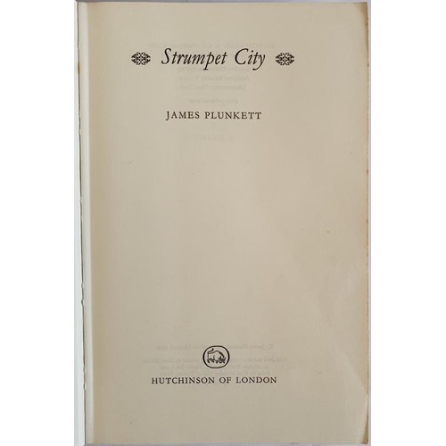 135 - Strumpet City Plunkett, James, Published by Hutchinson, London, 1969. 1st Ed. Tear on rear top of du... 